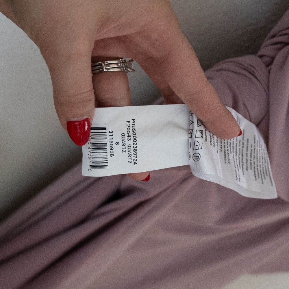 Celebrate Db Studio Mauve One Shoulder Jersey Max… - image 4